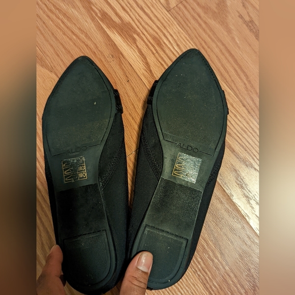 ALDO black Maida pointed flats - Picture 4 of 6